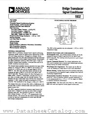 1B32AN datasheet pdf Analog Devices