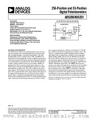 AD5201 datasheet pdf Analog Devices