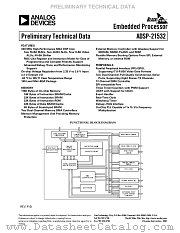 ADSP-21532S datasheet pdf Analog Devices