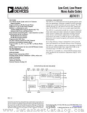 AD74111 datasheet pdf Analog Devices