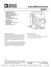 AD10677 datasheet pdf Analog Devices
