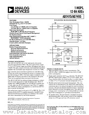 AD7495 datasheet pdf Analog Devices