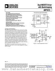 ADP3415 datasheet pdf Analog Devices
