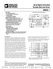 AD8320 datasheet pdf Analog Devices