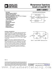 ADM811 datasheet pdf Analog Devices