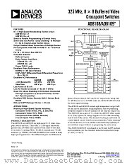 AD8109 datasheet pdf Analog Devices