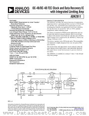 ADN2811 datasheet pdf Analog Devices