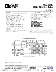 AD1837 datasheet pdf Analog Devices