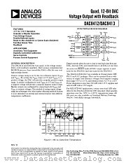 DAC8413 datasheet pdf Analog Devices