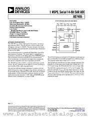 AD7485 datasheet pdf Analog Devices