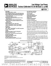 AD7719 datasheet pdf Analog Devices