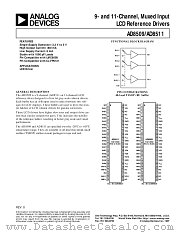 AD8511 datasheet pdf Analog Devices
