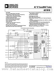 AD1981B datasheet pdf Analog Devices