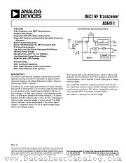 AD6411 datasheet pdf Analog Devices