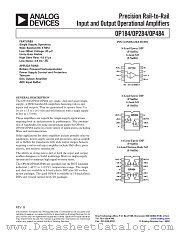 OP284 datasheet pdf Analog Devices