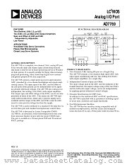 AD7769 datasheet pdf Analog Devices