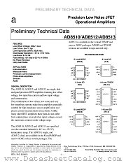 AD8510 datasheet pdf Analog Devices