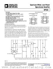 OP400 datasheet pdf Analog Devices