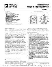 AD537 datasheet pdf Analog Devices