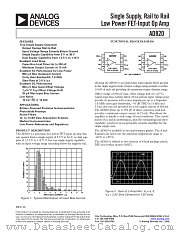 AD820 datasheet pdf Analog Devices
