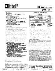 ADSP-2186 datasheet pdf Analog Devices