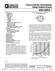 AD9632 datasheet pdf Analog Devices