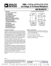ADG706 datasheet pdf Analog Devices