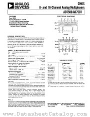 AD7506 datasheet pdf Analog Devices
