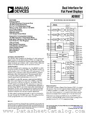 AD9887 datasheet pdf Analog Devices