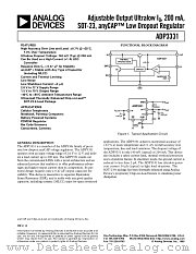 ADP3331 datasheet pdf Analog Devices