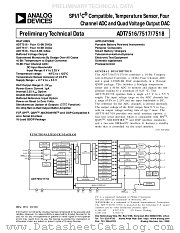 ADT7516 datasheet pdf Analog Devices