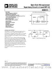 ADM6315 datasheet pdf Analog Devices