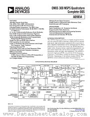 AD9854 datasheet pdf Analog Devices