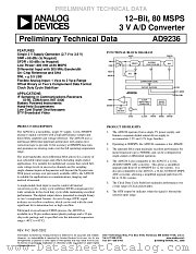 AD9236 datasheet pdf Analog Devices
