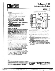 AD1362KD datasheet pdf Analog Devices