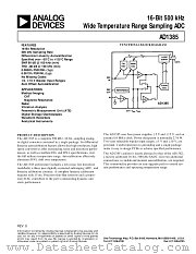 AD1385TD/883B datasheet pdf Analog Devices