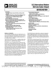 AD1803JRU datasheet pdf Analog Devices