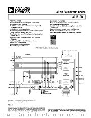 AD1819BJST datasheet pdf Analog Devices