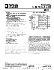 EVAL-AD1833EB datasheet pdf Analog Devices