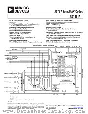 AD1981AJST datasheet pdf Analog Devices