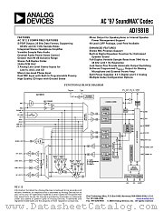 AD1981BJSTZ-REEL2 datasheet pdf Analog Devices
