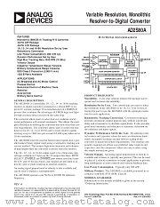 AD2S80AUD datasheet pdf Analog Devices