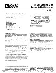 AD2S90 datasheet pdf Analog Devices