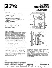 AD5204BR50 datasheet pdf Analog Devices