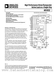 AD53032JSTP datasheet pdf Analog Devices