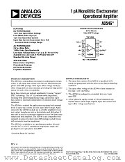 AD546JN datasheet pdf Analog Devices