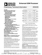AD6426XB datasheet pdf Analog Devices