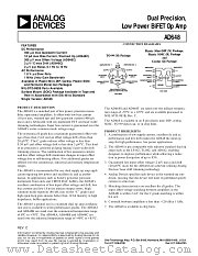 AD648KR-REEL7 datasheet pdf Analog Devices