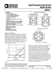 AD704AQ datasheet pdf Analog Devices