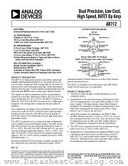 AD712KR-REEL datasheet pdf Analog Devices